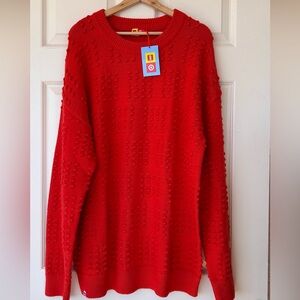 Lego Sweater Crew Neck Nubby Knot Size Large‎ Tall NWT